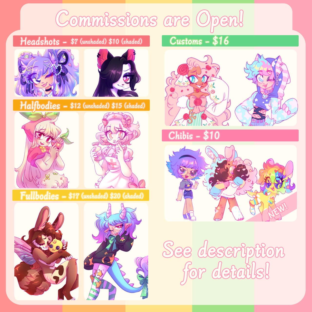 Carrd Commission Template Carrd Commission Template